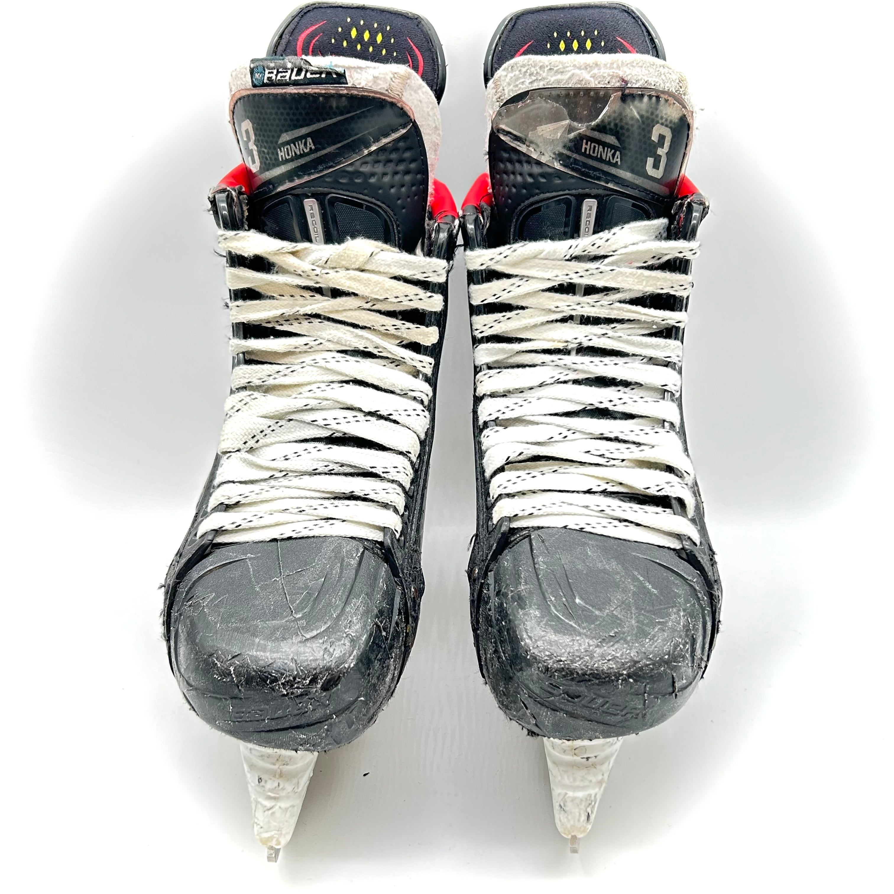 Bauer Vapor 2X Pro – Patins de hockey d'occasion NHL Pro Stock – Julius Honka